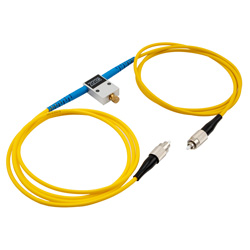 光纤可调衰减器 1-60dB, 1310 or 1550nm, FC/UPC, 1M 输入输出光缆 3mm 护套