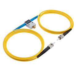 光纤可调衰减器 1-60dB, 1310 or 1550nm, ST/UPC, 1M 输入输出光缆 3mm 护套